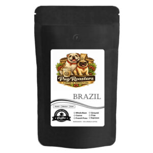 Pugroasters Brazil Medium Coffee Beans 12 Oz